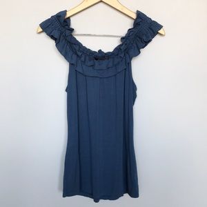 BCBG off the shoulder tank